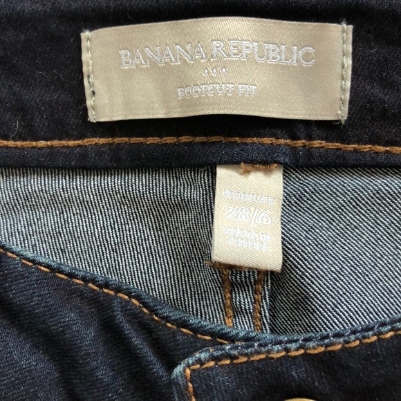 Banana Republic bootcut jeans size 6 - Picture 2 of 3